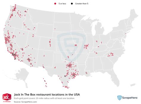 jack in the box distribution|jack in the box map.